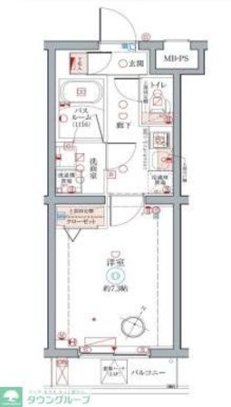 クレヴィスタ柴又の物件間取画像
